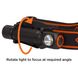 Купити Акумуляторний налобний ліхтар LED-240 з магнітом, 7W LED, 130 люмен фото №4